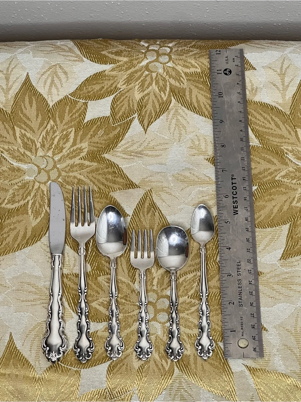 Vintage Community Child's Silver Plated 6 pc Flatware Set Kid's